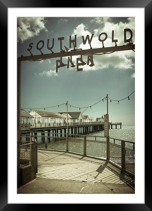 Southwold Pier Framed Mounted Print by Stephen Mole