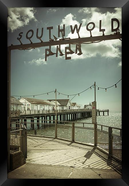 Southwold Pier Framed Print by Stephen Mole