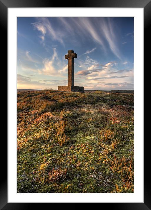 Ana Cross, The North york Moors Framed Mounted Print by Martin Williams