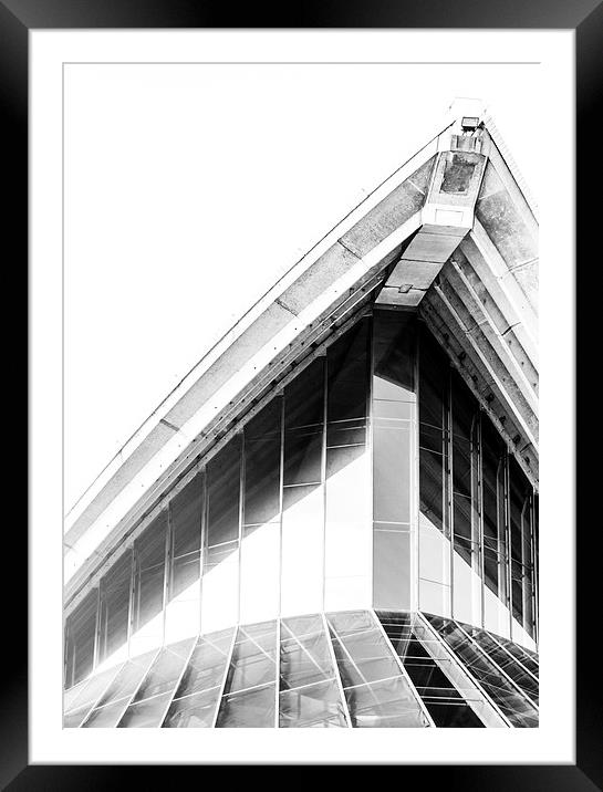 Sail of the Sydney Opera House Framed Mounted Print by Peta Thames