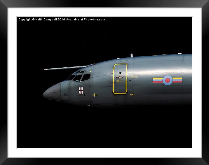 RAF Boeing E3D Sentry ZH103 Framed Mounted Print by Keith Campbell