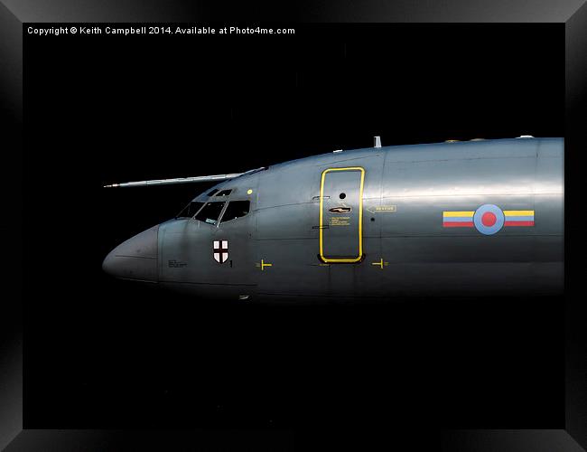 RAF Boeing E3D Sentry ZH103 Framed Print by Keith Campbell
