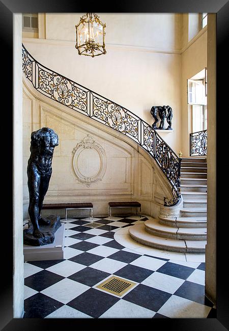 Rodin Staircase Framed Print by Brian Jannsen