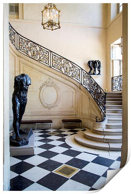 Rodin Staircase Print by Brian Jannsen