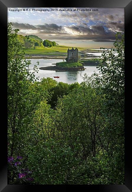 Stalker Castle Framed Print by R K Photography