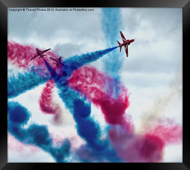 Red Arrows Framed Print by Thanet Photos