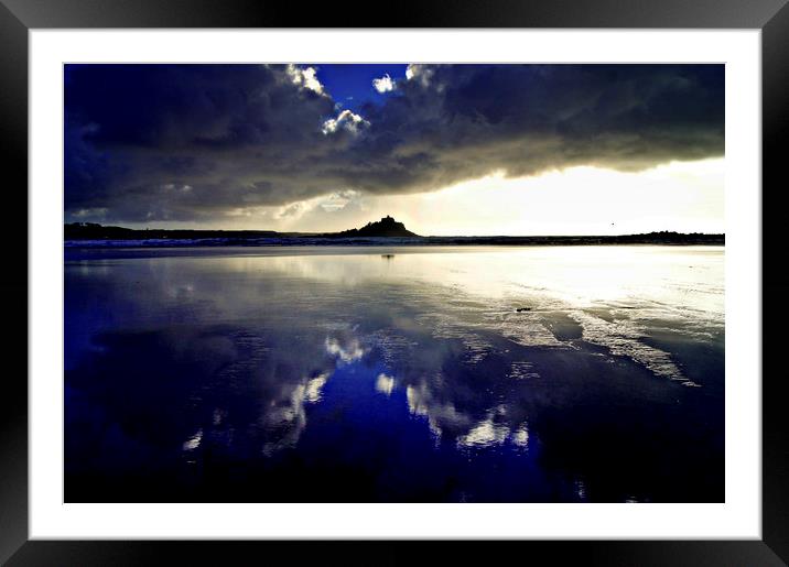 Reflections of the mount Framed Mounted Print by Karl Butler