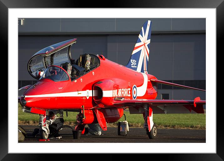 Red Arrows Framed Mounted Print by Dean Messenger