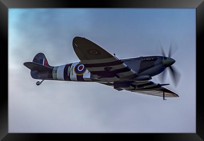 Spitfire IXe TA805 Framed Print by Dean Messenger