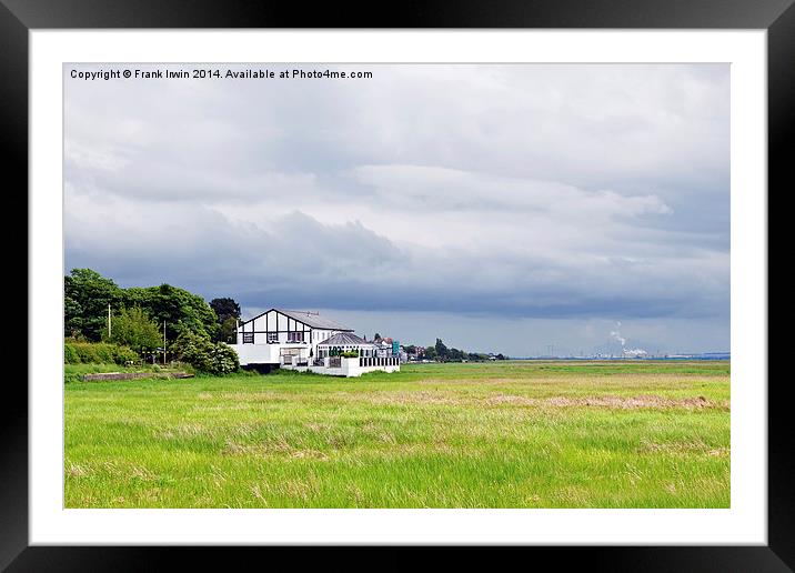 Desolate Parkgate Boat House Inn Framed Mounted Print by Frank Irwin