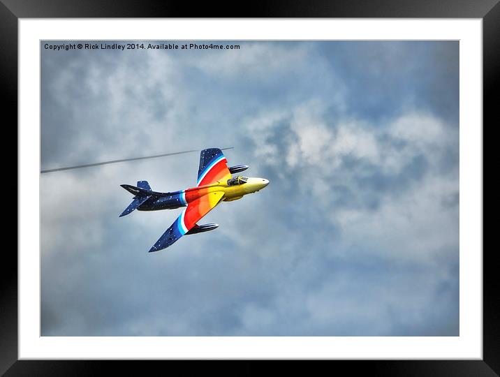 Hunter F58a Miss Demeanour Framed Mounted Print by Rick Lindley