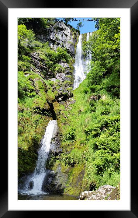 Pistyll Rhaeadr collection 2 Framed Mounted Print by Emma Ward