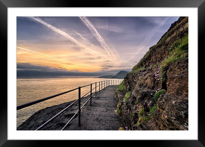 Ilfracombe Sunrise Framed Mounted Print by Dave Wilkinson North Devon Ph