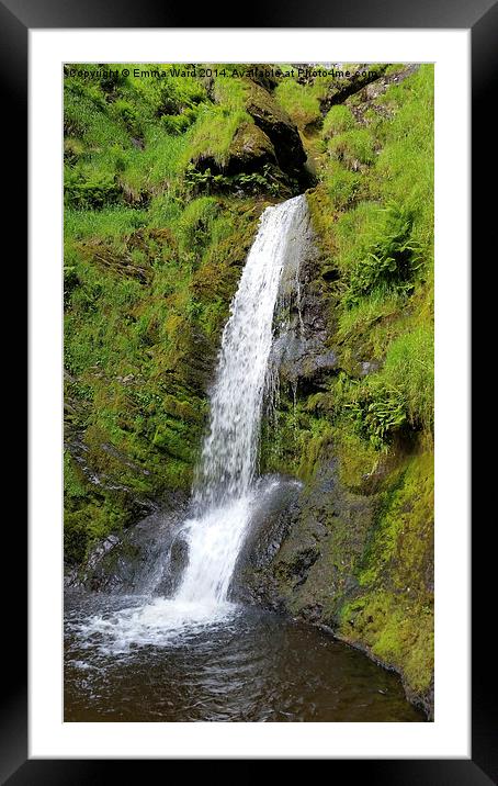 Pistyll Rhaeadr collection 8 Framed Mounted Print by Emma Ward
