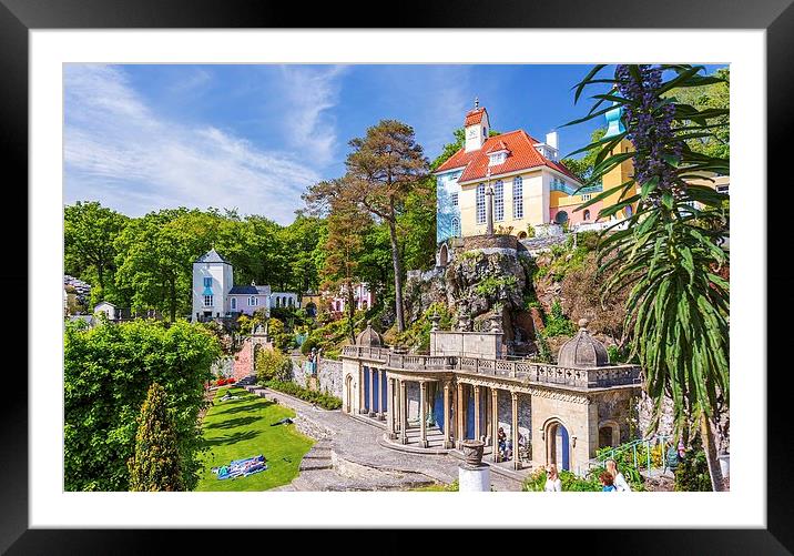 Portmeirion Village, North Wales Framed Mounted Print by Dean Merry