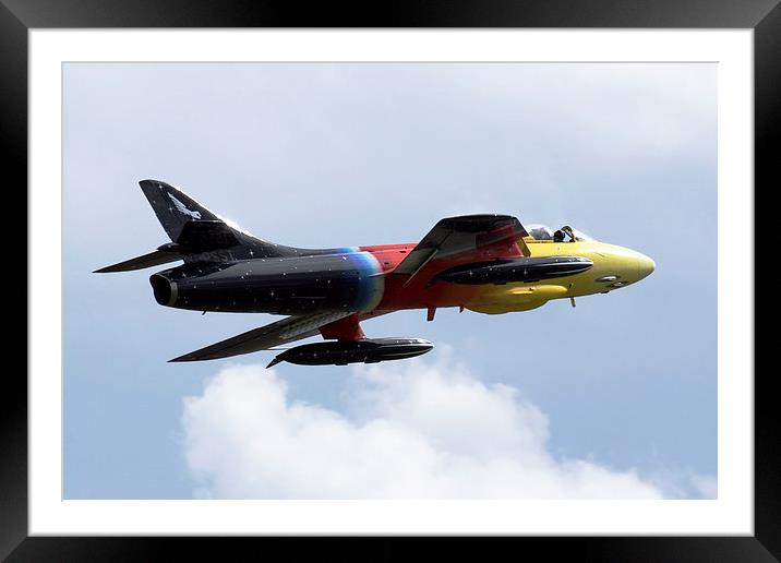 Hawker Hunter MIss Demeanour Framed Mounted Print by Oxon Images