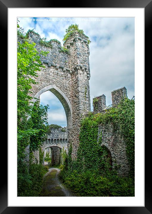 Gwrych Castle Collection 1 Framed Mounted Print by stewart oakes