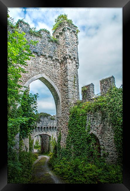 Gwrych Castle Collection 1 Framed Print by stewart oakes