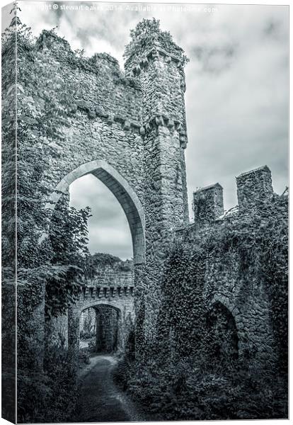 Gwrych Castle Collection 2 Canvas Print by stewart oakes