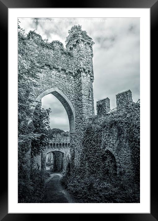 Gwrych Castle Collection 2 Framed Mounted Print by stewart oakes
