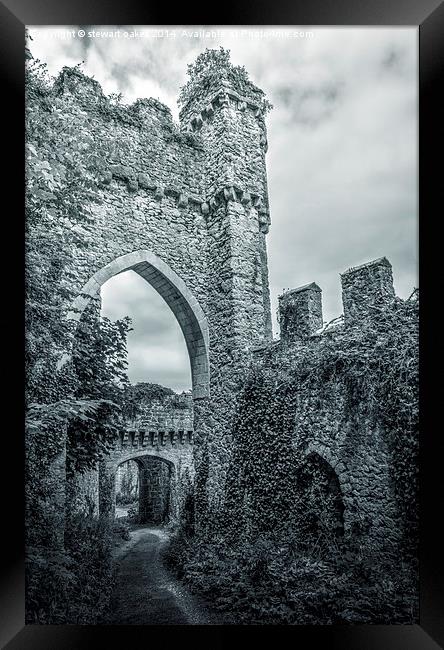 Gwrych Castle Collection 2 Framed Print by stewart oakes
