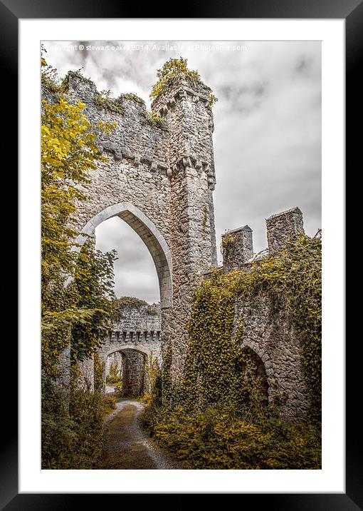 Gwrych Castle Collection 3 Framed Mounted Print by stewart oakes