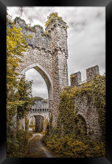 Gwrych Castle Collection 3 Framed Print by stewart oakes