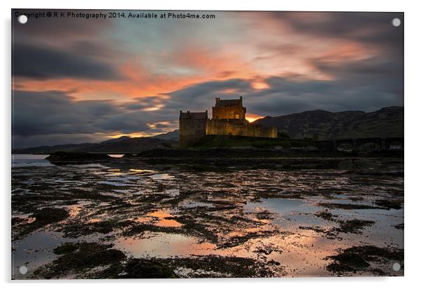 Eilean Donan Castle Acrylic by R K Photography