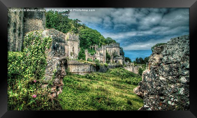 Gwrych Castle Collection 11 Framed Print by stewart oakes