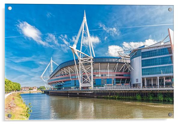 Wales Millennium Stadium 1 Acrylic by Steve Purnell