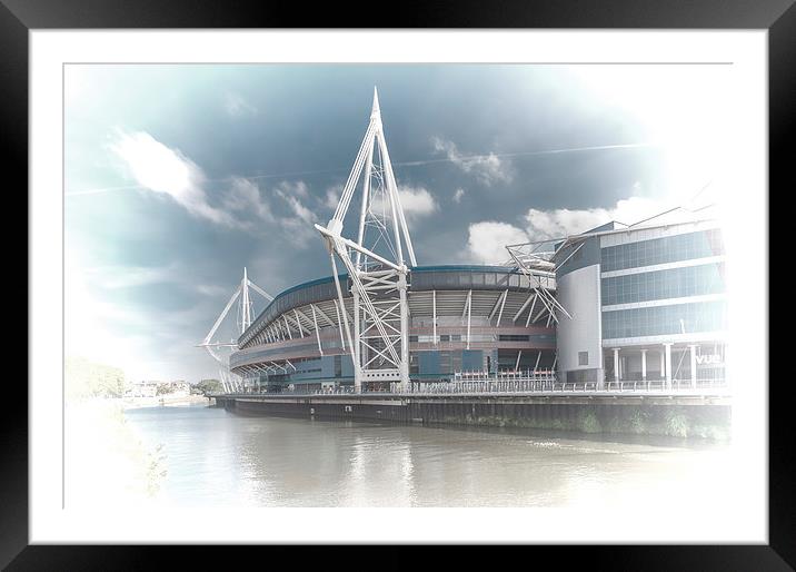 Wales Millennium Stadium 2 Framed Mounted Print by Steve Purnell