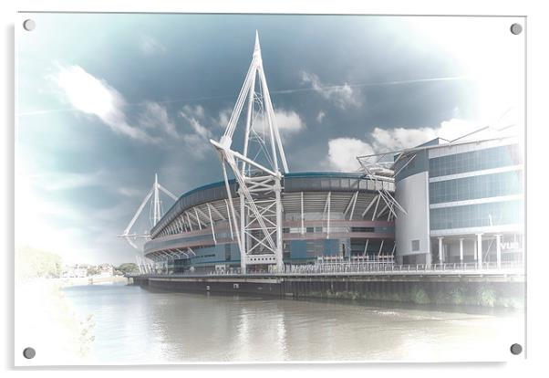 Wales Millennium Stadium 2 Acrylic by Steve Purnell
