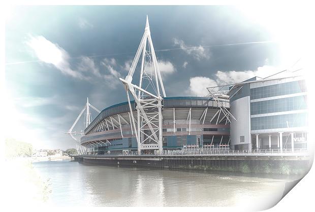 Wales Millennium Stadium 2 Print by Steve Purnell