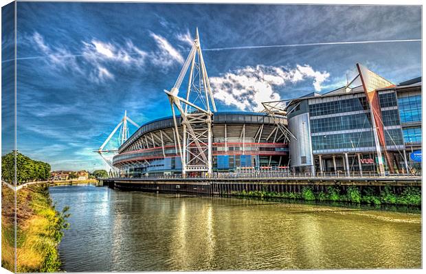 Wales Millennium Stadium 3 Canvas Print by Steve Purnell