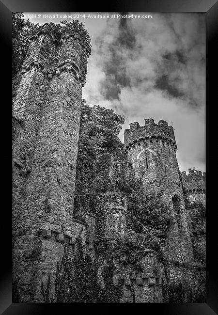 Gwrych Castle Collection 16 Framed Print by stewart oakes