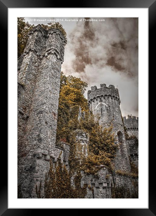 Gwrych Castle Collection 17 Framed Mounted Print by stewart oakes