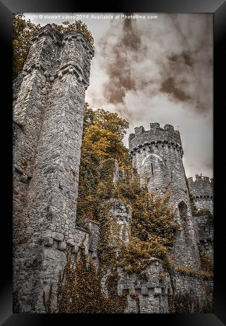Gwrych Castle Collection 17 Framed Print by stewart oakes