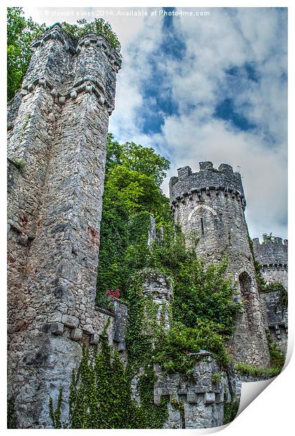 Gwrych Castle Collection 18 Print by stewart oakes
