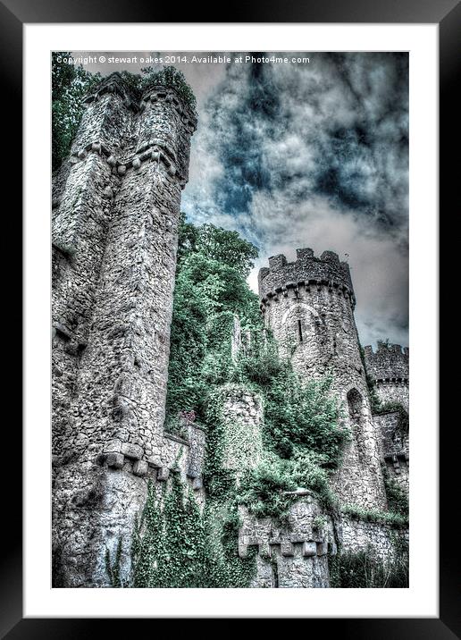 Gwrych Castle Collection 19 Framed Mounted Print by stewart oakes