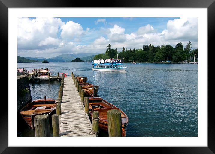 Bowness-on-Windermere Framed Mounted Print by Tony Bates