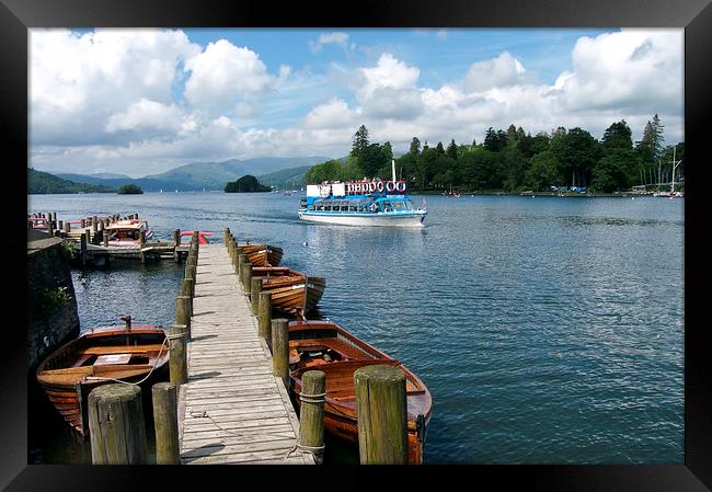 Bowness-on-Windermere Framed Print by Tony Bates