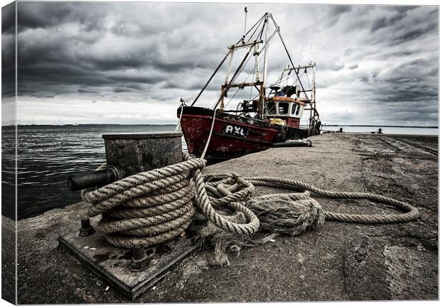 No fishing today Canvas Print by Paul Simpson