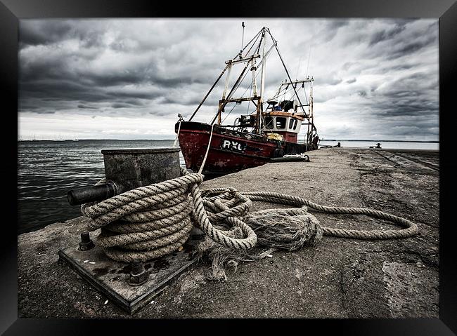 No fishing today Framed Print by Paul Simpson