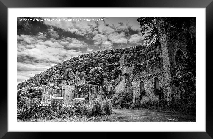 Gwrych Castle Collection 21 Framed Mounted Print by stewart oakes