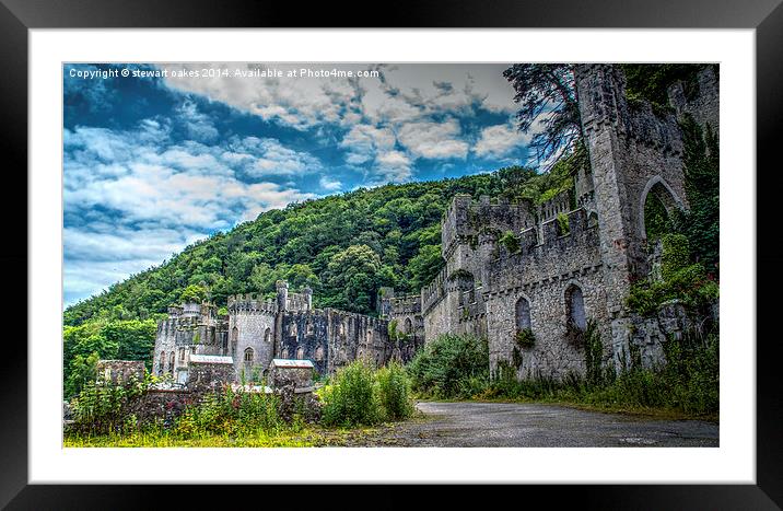 Gwrych Castle Collection 22 Framed Mounted Print by stewart oakes