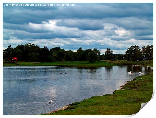 Hatchet Pond Print by Mike Streeter