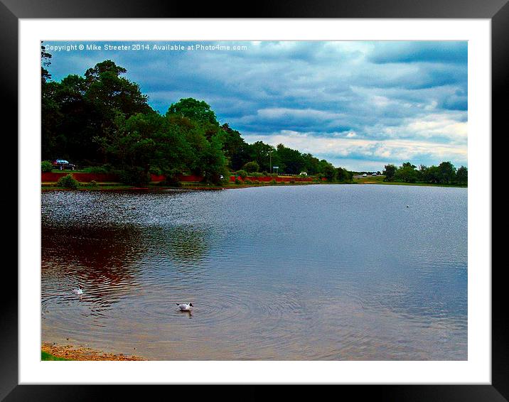 Hatchet Pond 2 Framed Mounted Print by Mike Streeter