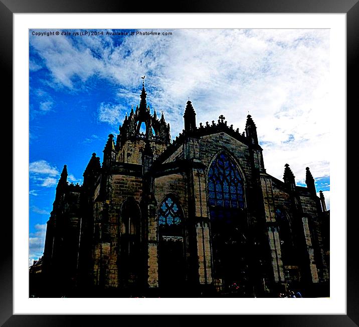 st. giles cathedral Framed Mounted Print by dale rys (LP)