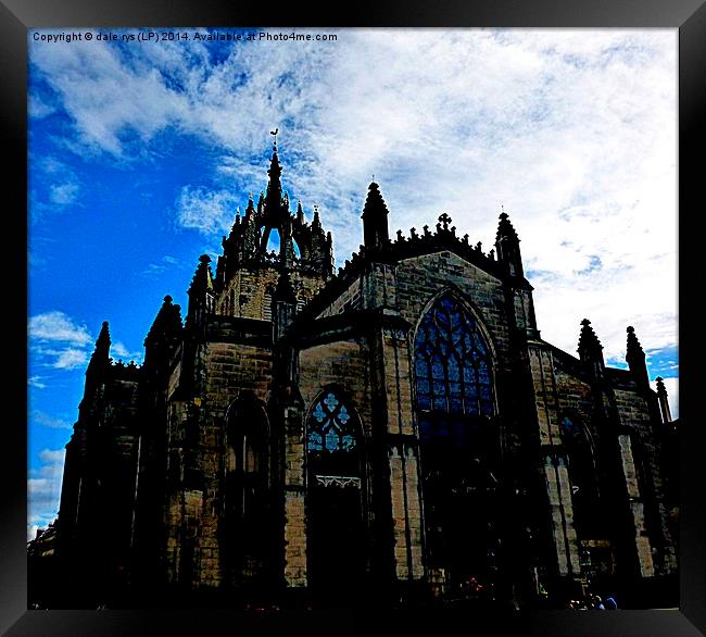 st. giles cathedral Framed Print by dale rys (LP)