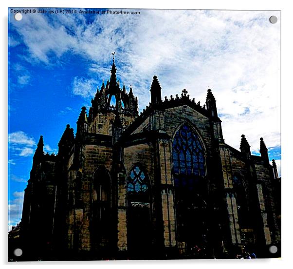 st. giles cathedral Acrylic by dale rys (LP)